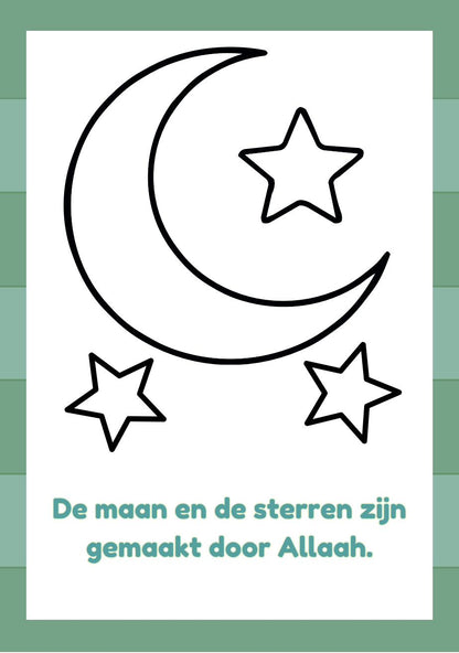 Voordeelset: Mijn Islamitische Kleurboek Deel 1, 2 en 3