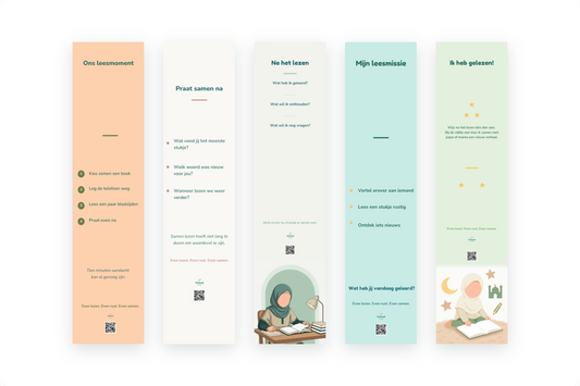 Boekenleggers Voordeelset | 5 stuks