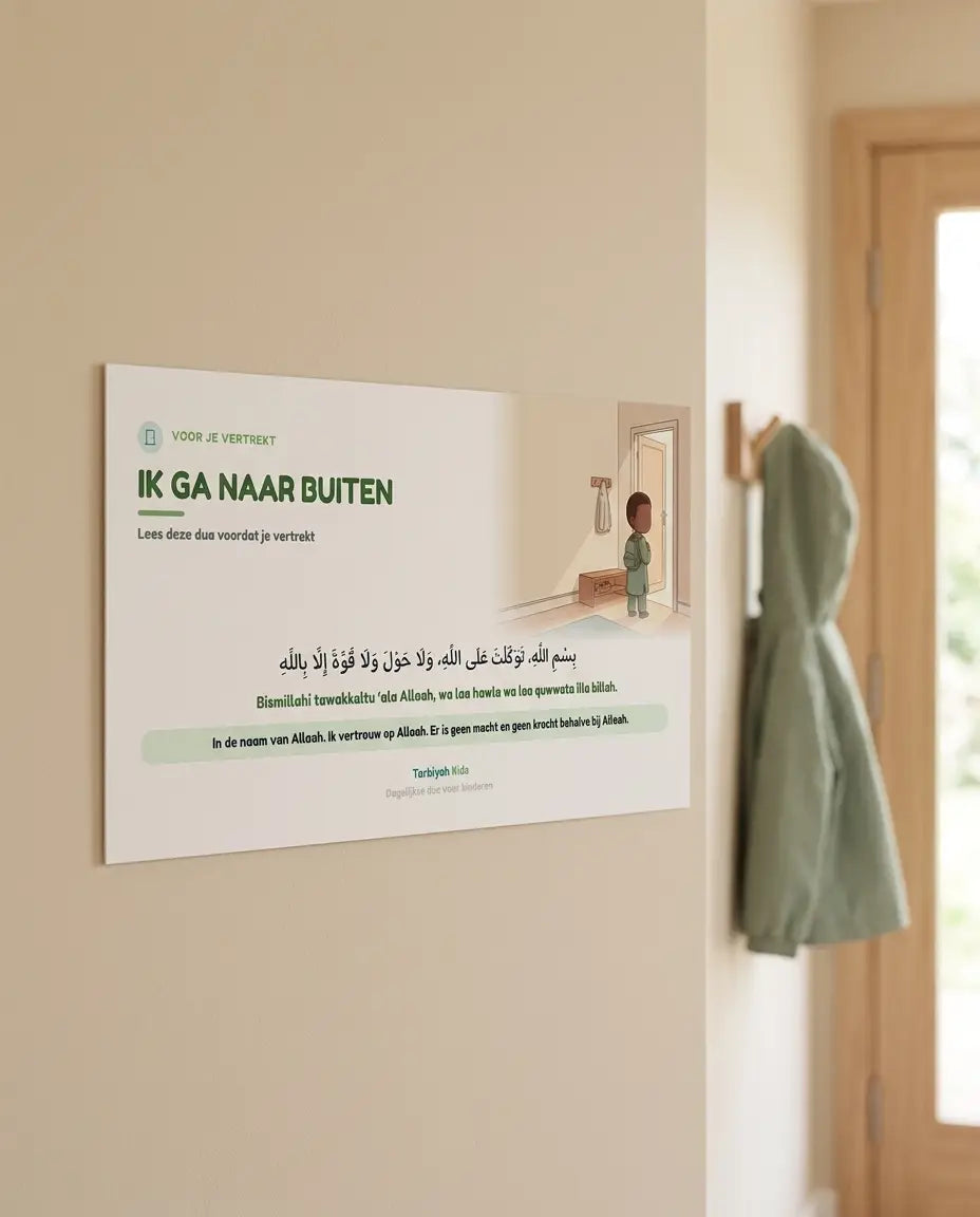 Dua kaart voor kinderen, Ik ga naar buiten