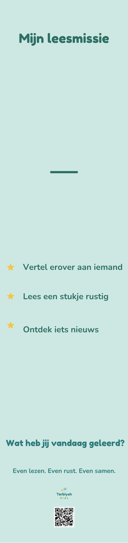 Boekenlegger Lezen en leren