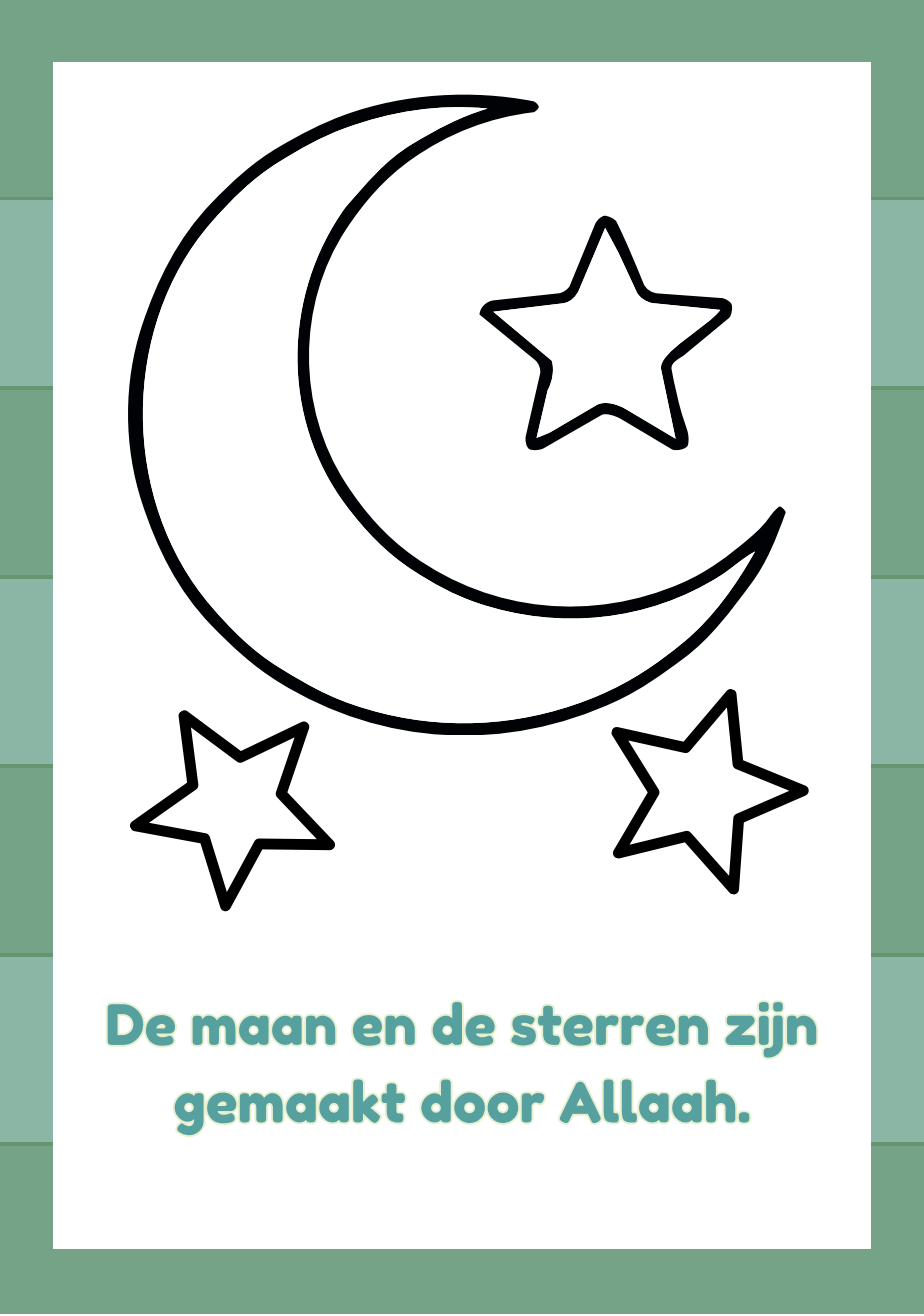 Maan en sterren